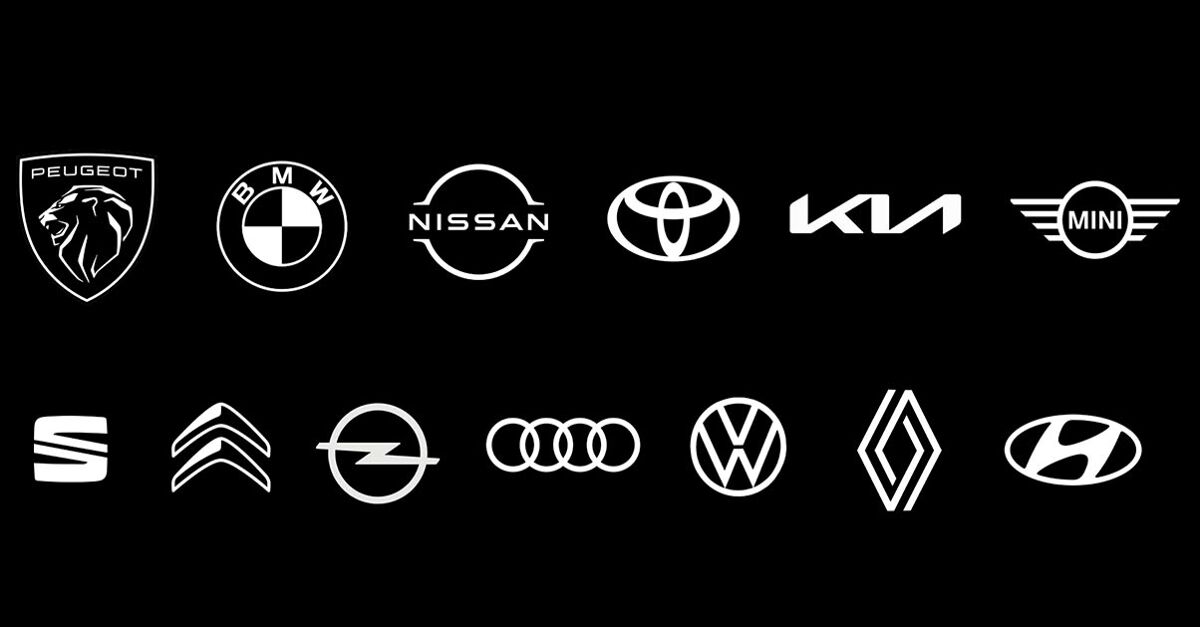 le logo de la voiture dodge charger apparaît avec une vue imprenable sur le  ciel rouge. idéal pour l'industrie automobile, l'emblème, l'insigne,  l'icône et la conception d'autocollants. illustration vectorielle eps 10.  16148919